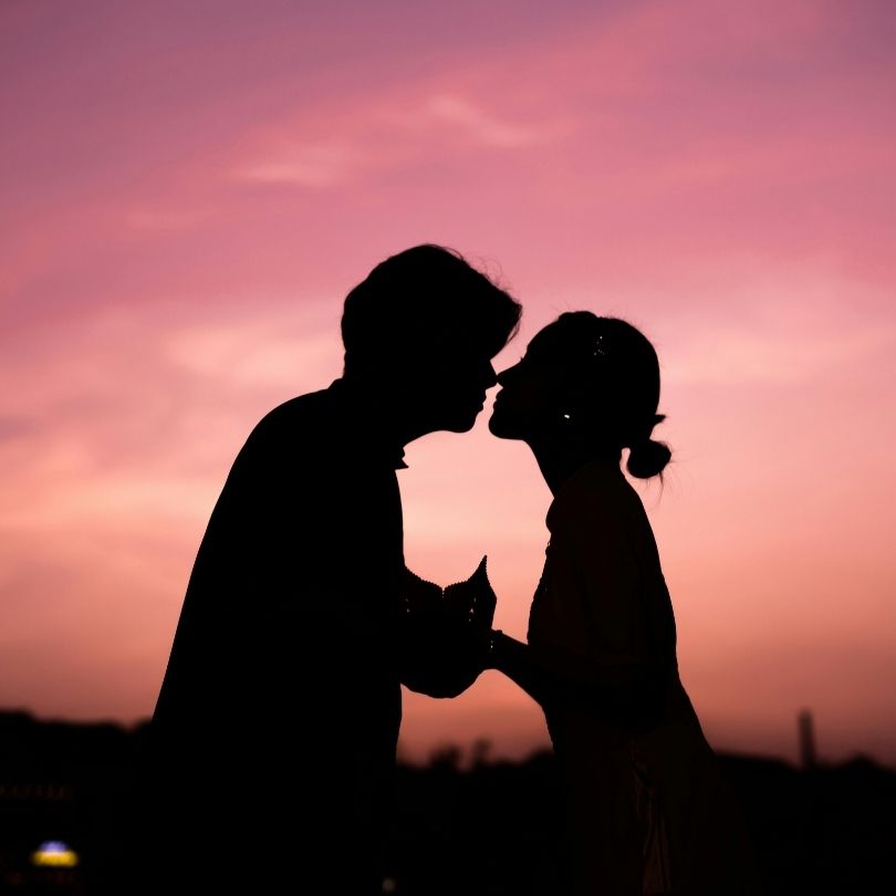Foto final de los novios